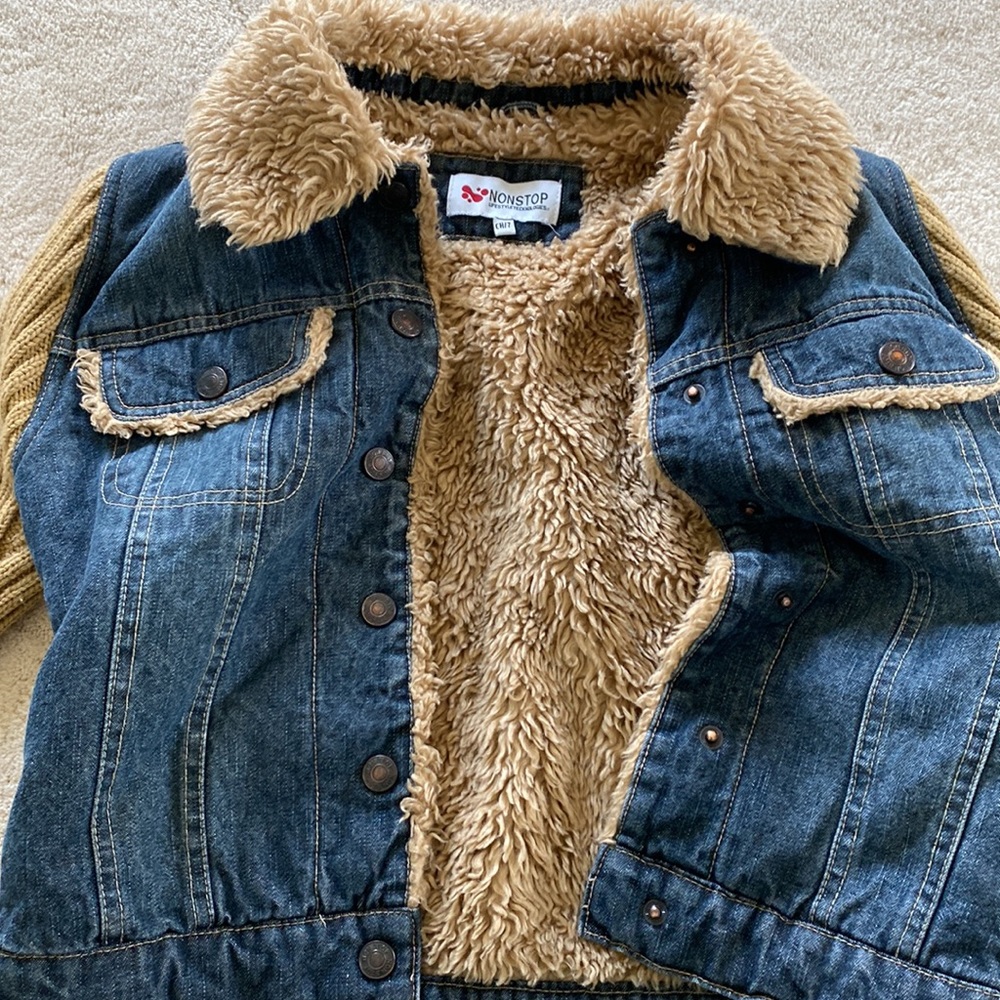 Mixed Material Jacket - image 7